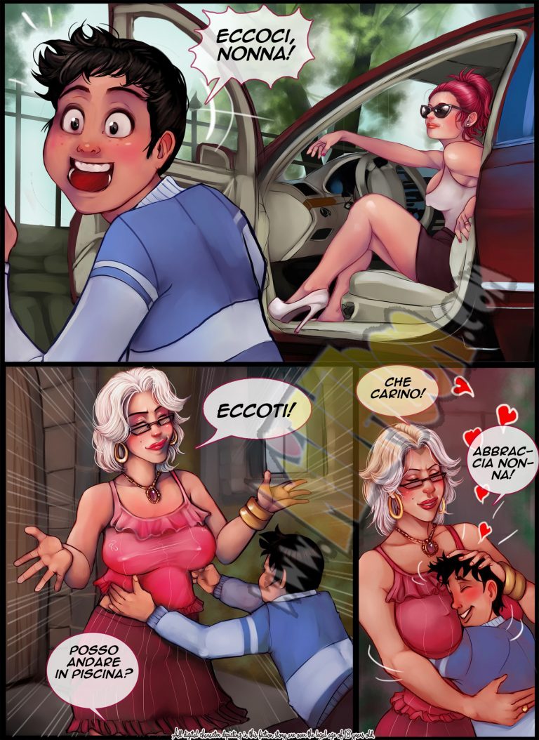 la piscina dei nonni